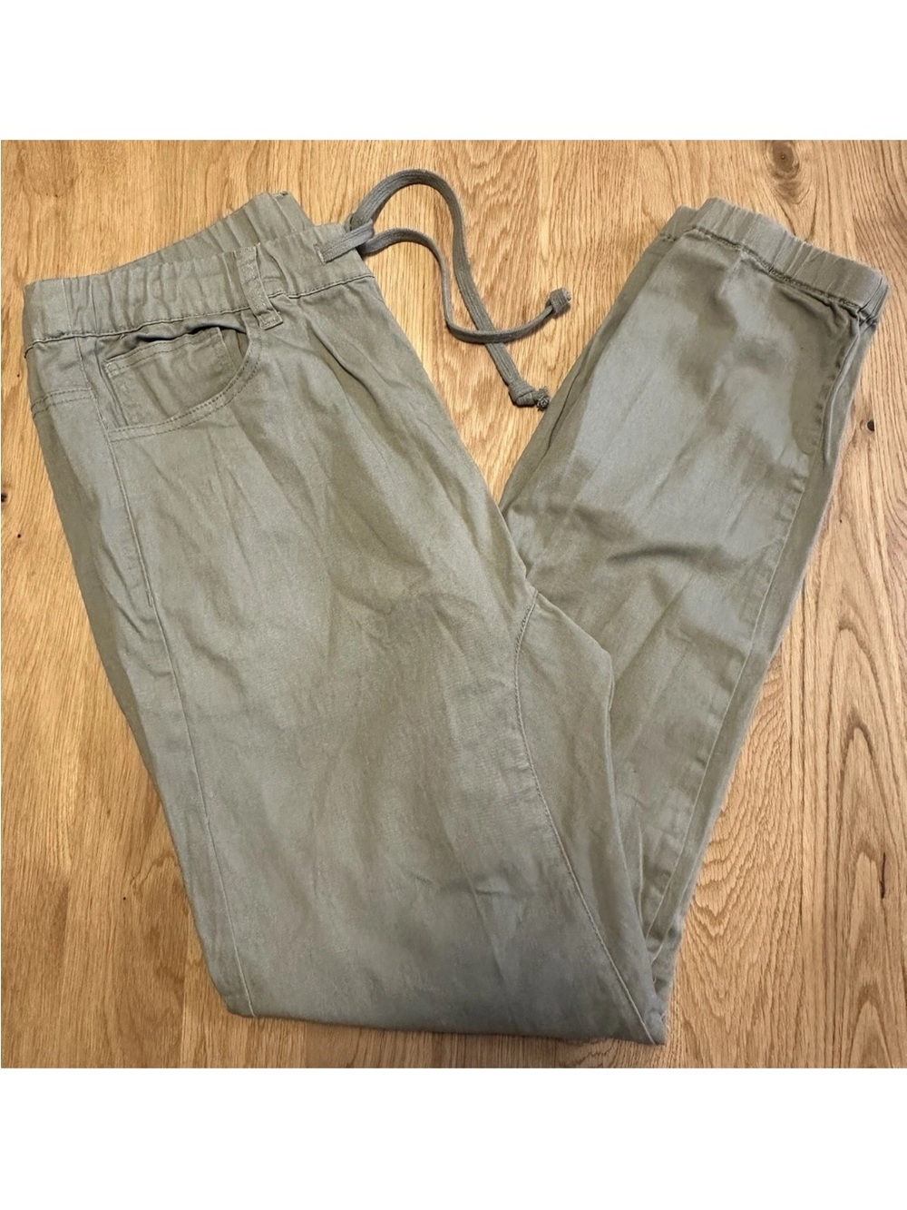 Men’s Victorious Green Cargo Joggers 2XL/30” 97% Cotton Drawstring Pockets